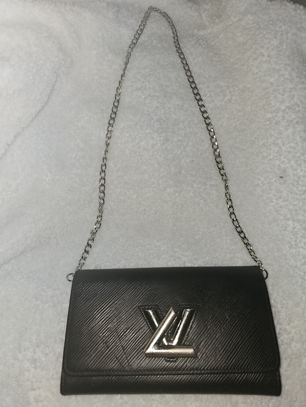 LOUIS VUITTON EPI PORTEFEUILLE TWIST WALLET ON CHAIN